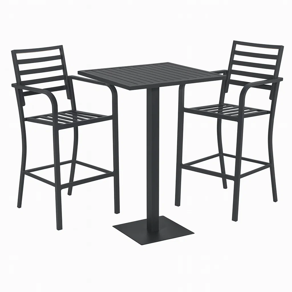 Ensemble table et chaise de bar