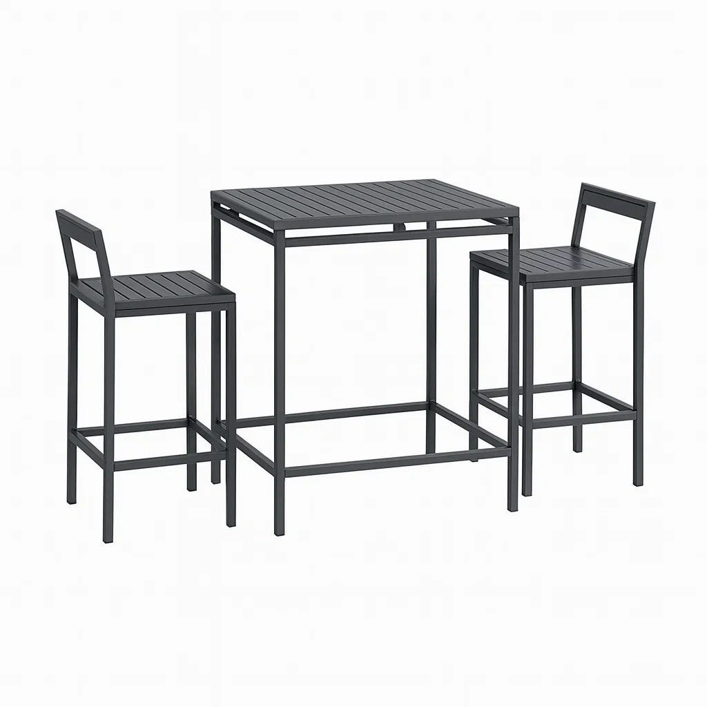 Ensemble table et chaise de bar