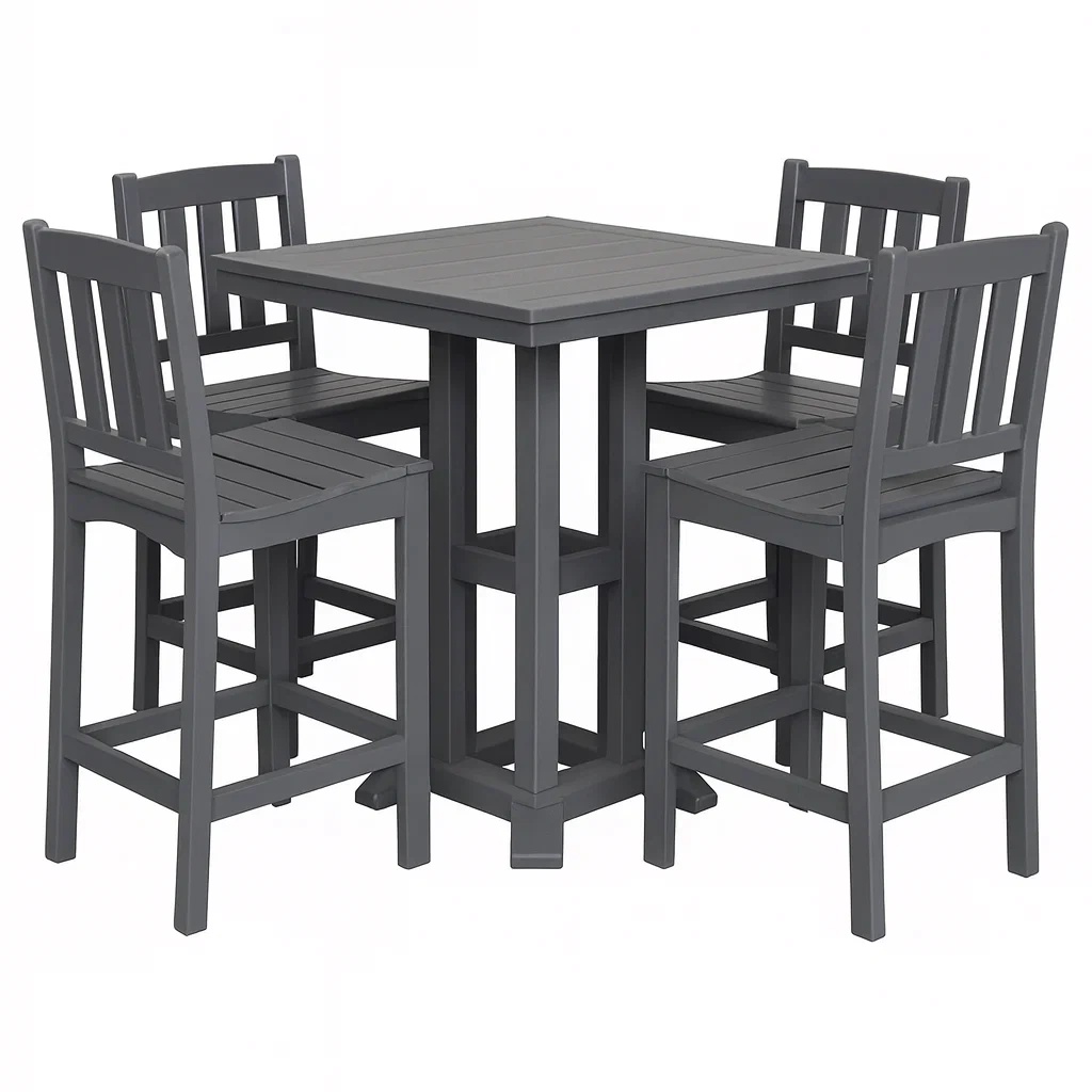 Ensemble table et chaise de bar