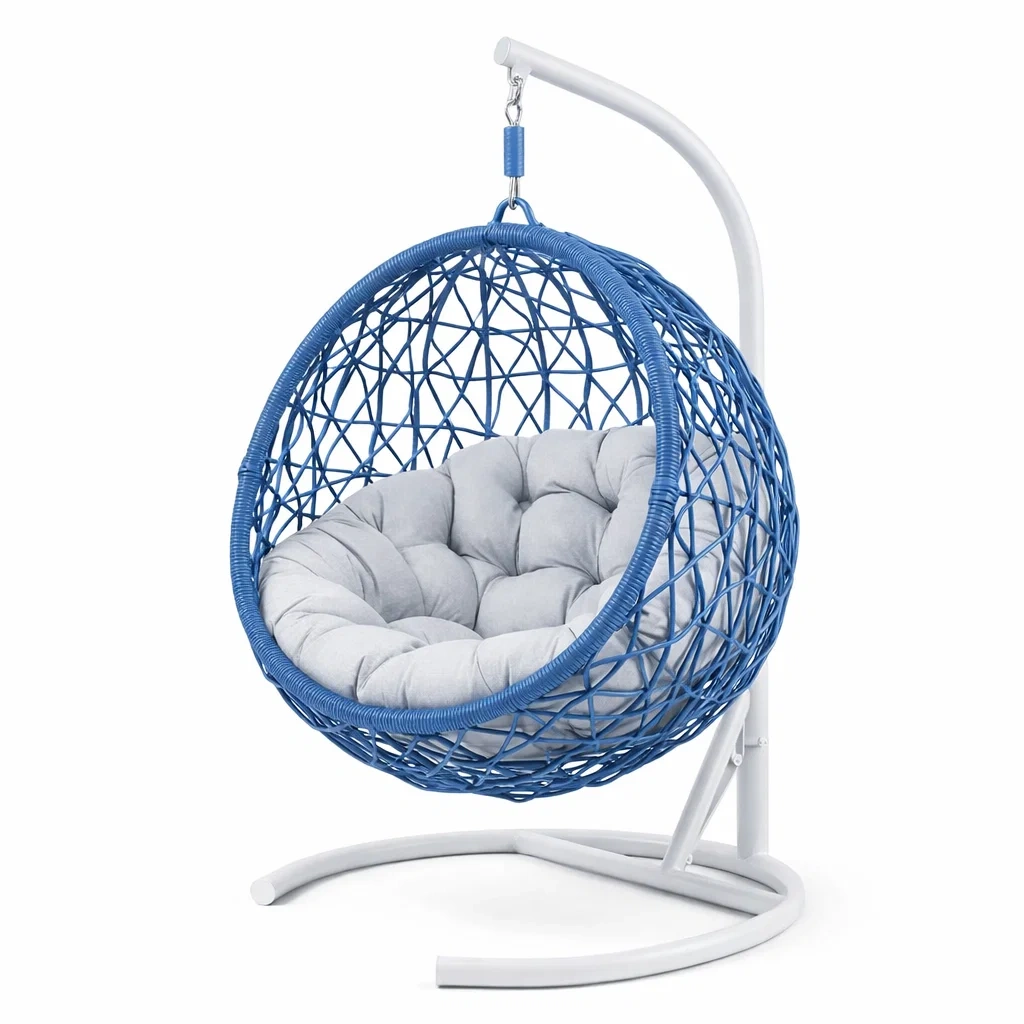 Fauteuil suspendu en forme d'œuf