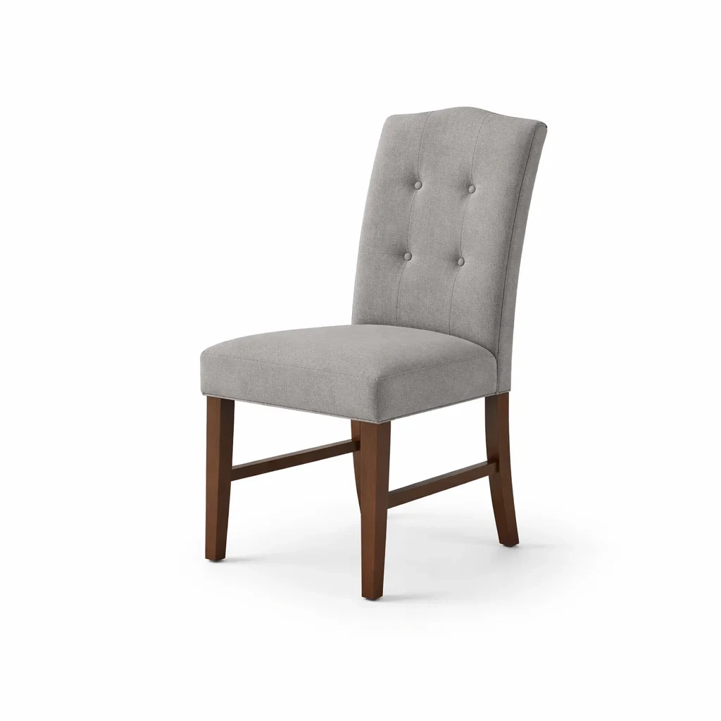 Chaise à manger en tissu et bois 50x65x100 cm-PLUSHSEATS