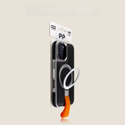 IPhone case electroplating magnetic bracket anti drop business high-end feel