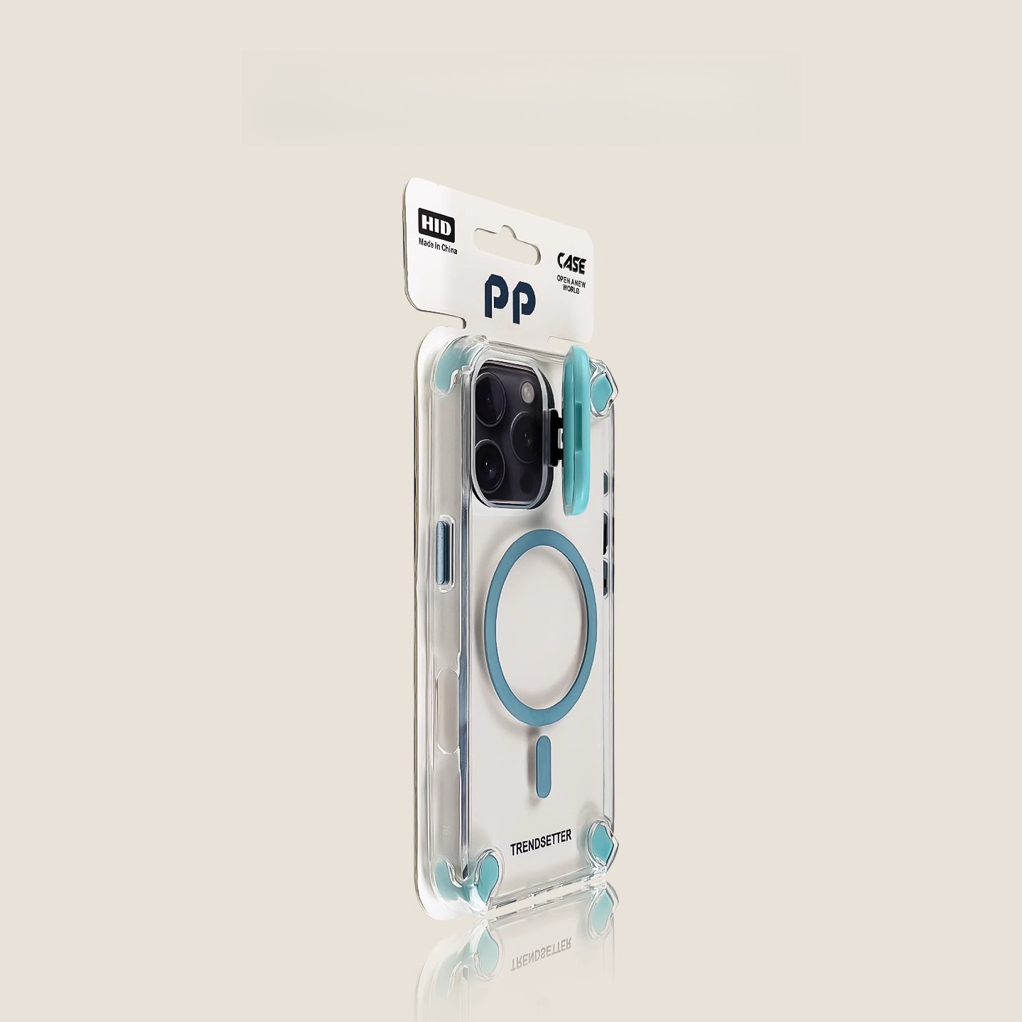New iPhone case with lens holder, magnetic design, drop-proof and premium feel