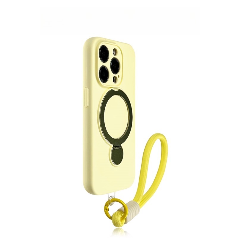 Mobile phone case rotating bracket, iPhone silicone explosive, super anti drop, precision hole, high-end feel-Velvertcase