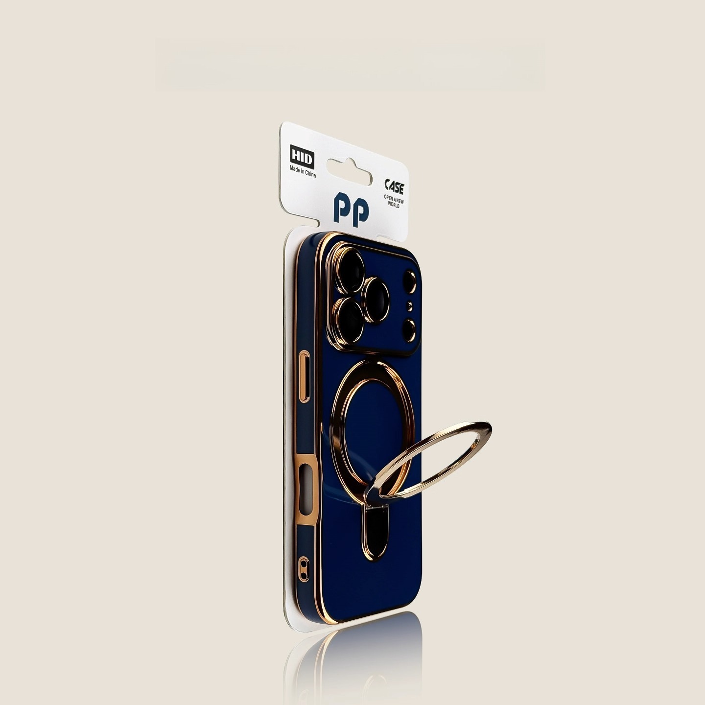 IPhone case pivot magnetic anti fall all inclusive, internet celebrity luxury niche