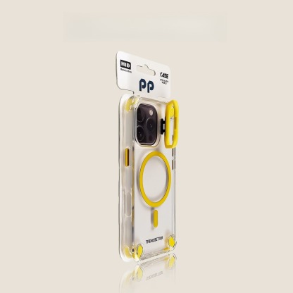 New iPhone case with lens holder, magnetic design, drop-proof and premium feel