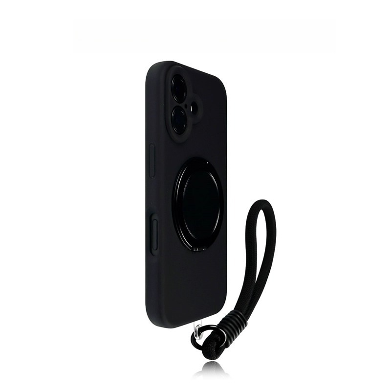 Phone case light blue iPhone liquid silicone fine hole all inclusive new personalized design