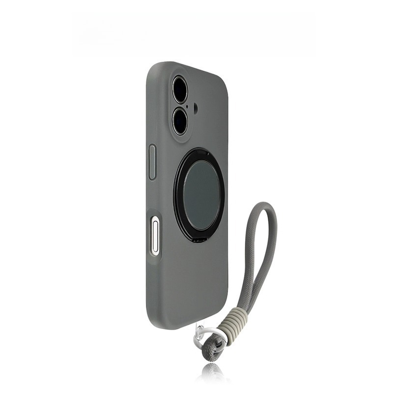 Phone case light blue iPhone liquid silicone fine hole all inclusive new personalized design