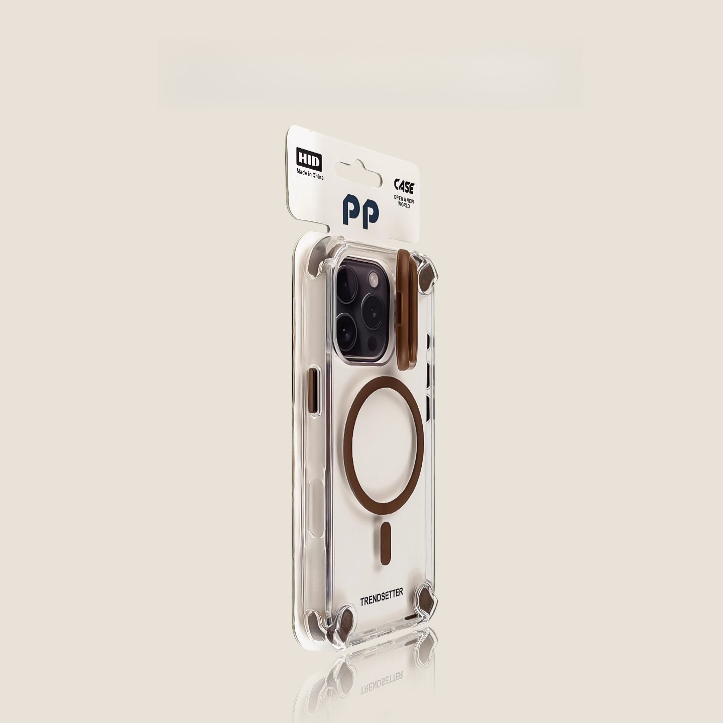 New iPhone case with lens holder, magnetic design, drop-proof and premium feel