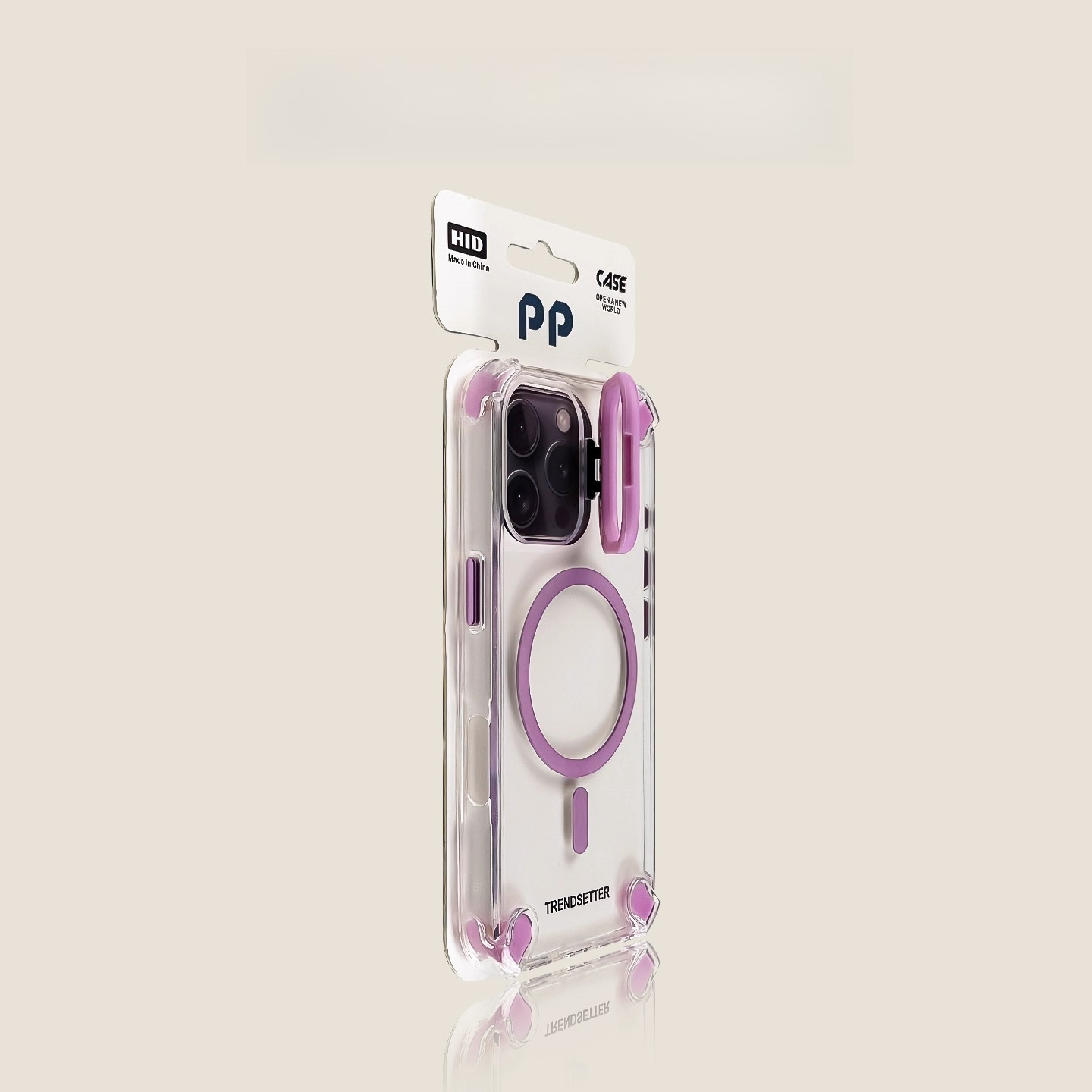 New iPhone case with lens holder, magnetic design, drop-proof and premium feel