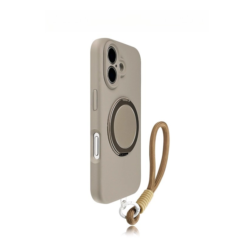 Phone case light blue iPhone liquid silicone fine hole all inclusive new personalized design