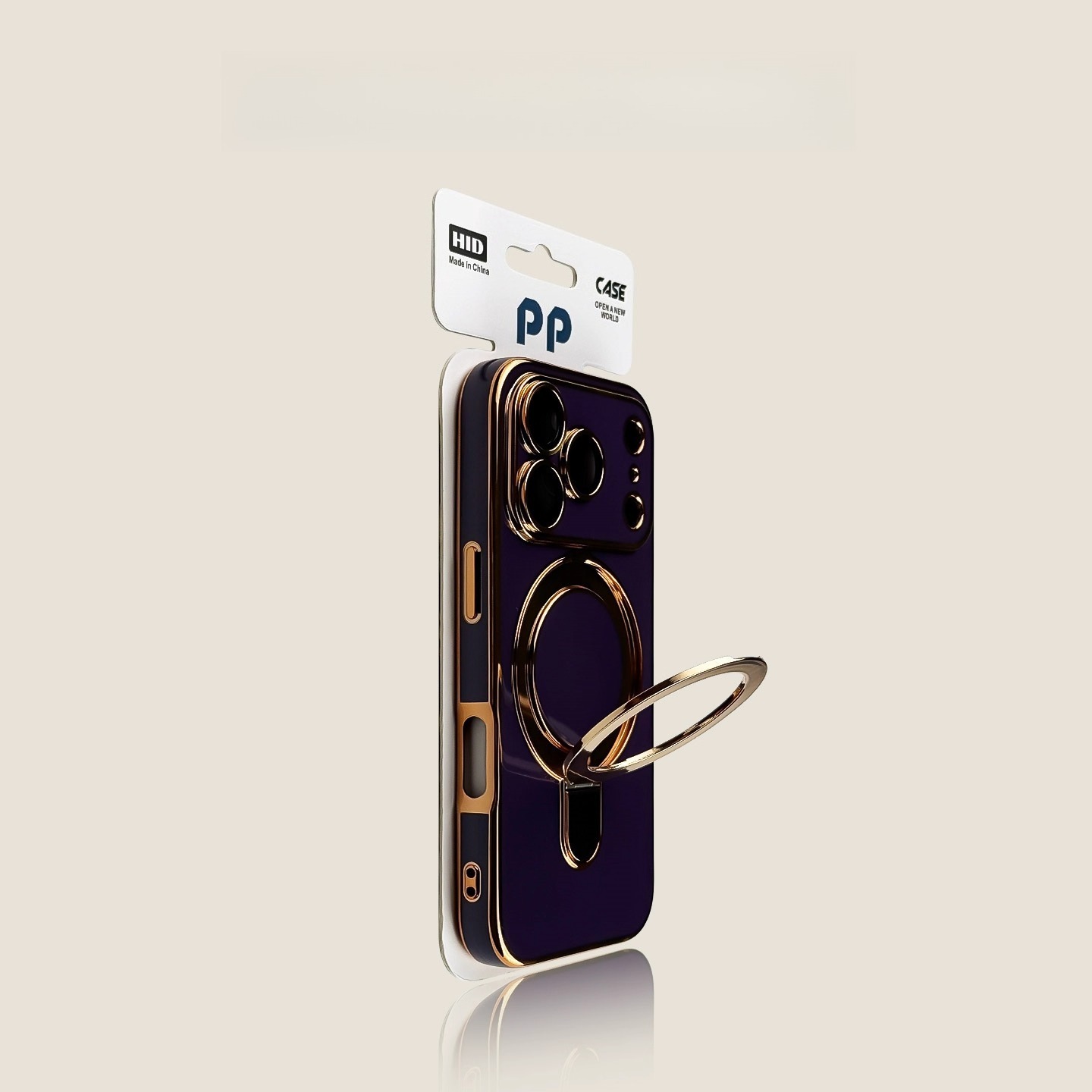 IPhone case pivot magnetic anti fall all inclusive, internet celebrity luxury niche