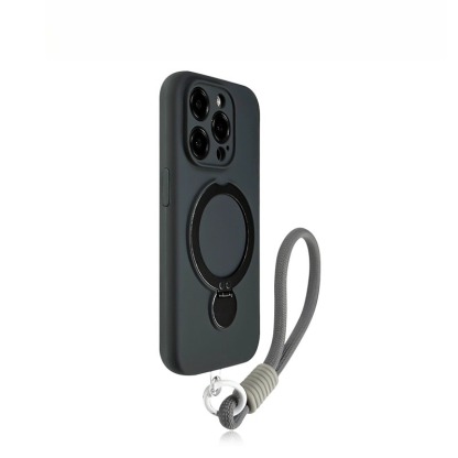 Mobile phone case rotating bracket, iPhone silicone explosive, super anti drop, precision hole, high-end feel-Velvertcase