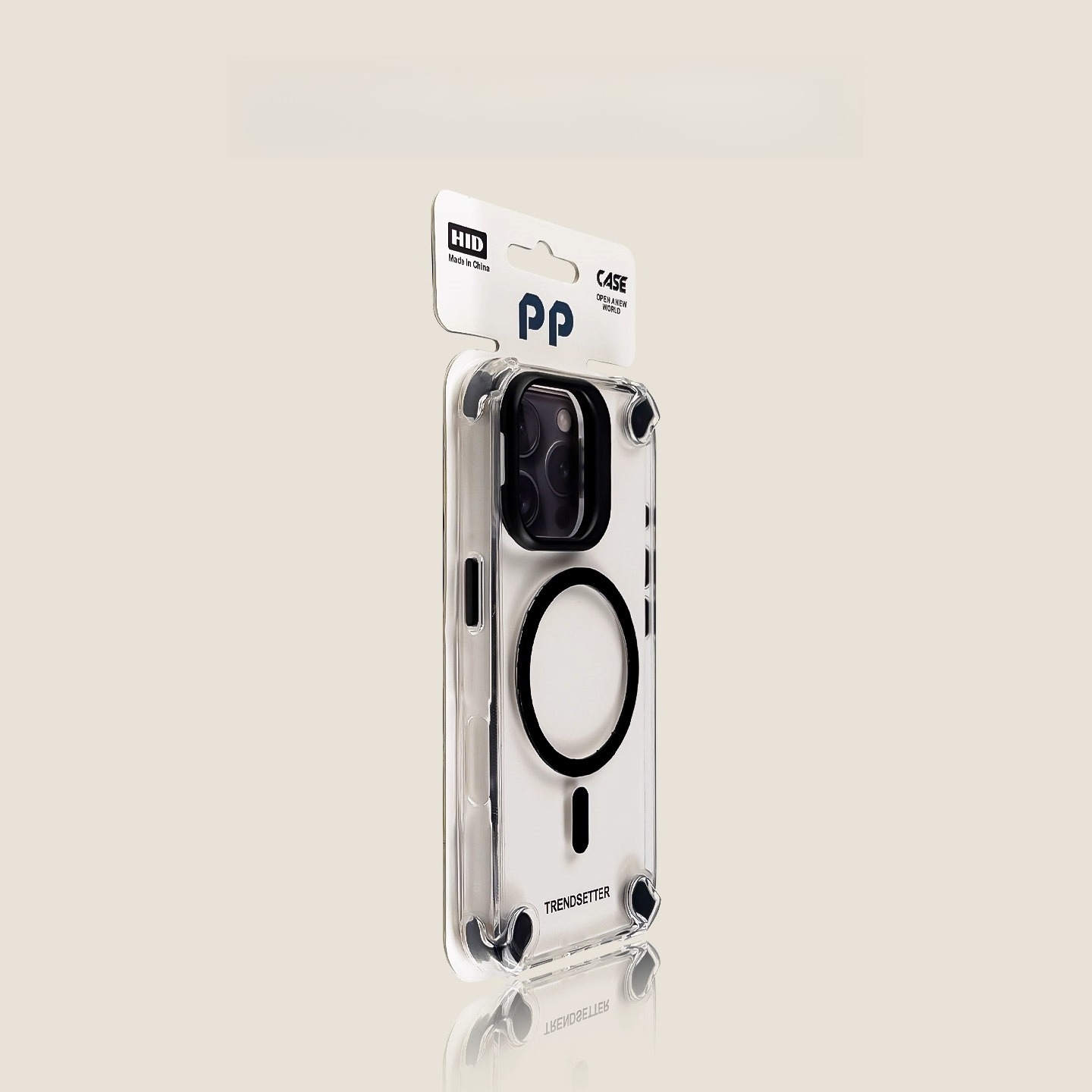 New iPhone case with lens holder, magnetic design, drop-proof and premium feel