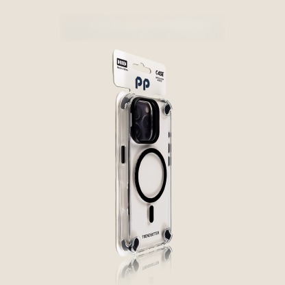 New iPhone case with lens holder, magnetic design, drop-proof and premium feel
