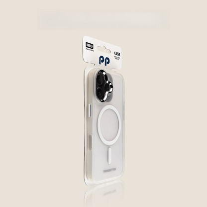 Dark purple magnetic iPhone case, trendy new style, popular online.