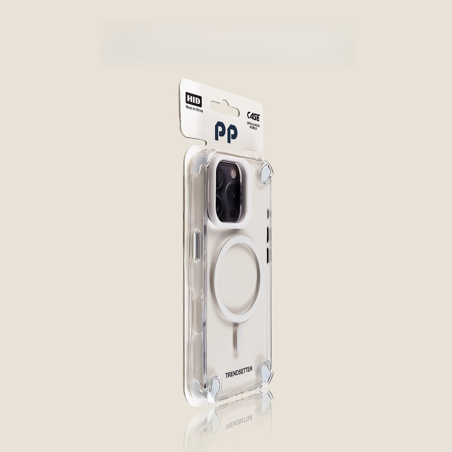 New iPhone case with lens holder, magnetic design, drop-proof and premium feel