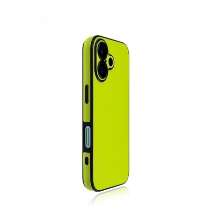 Orange leather pattern iPhone case with all inclusive super anti fall design