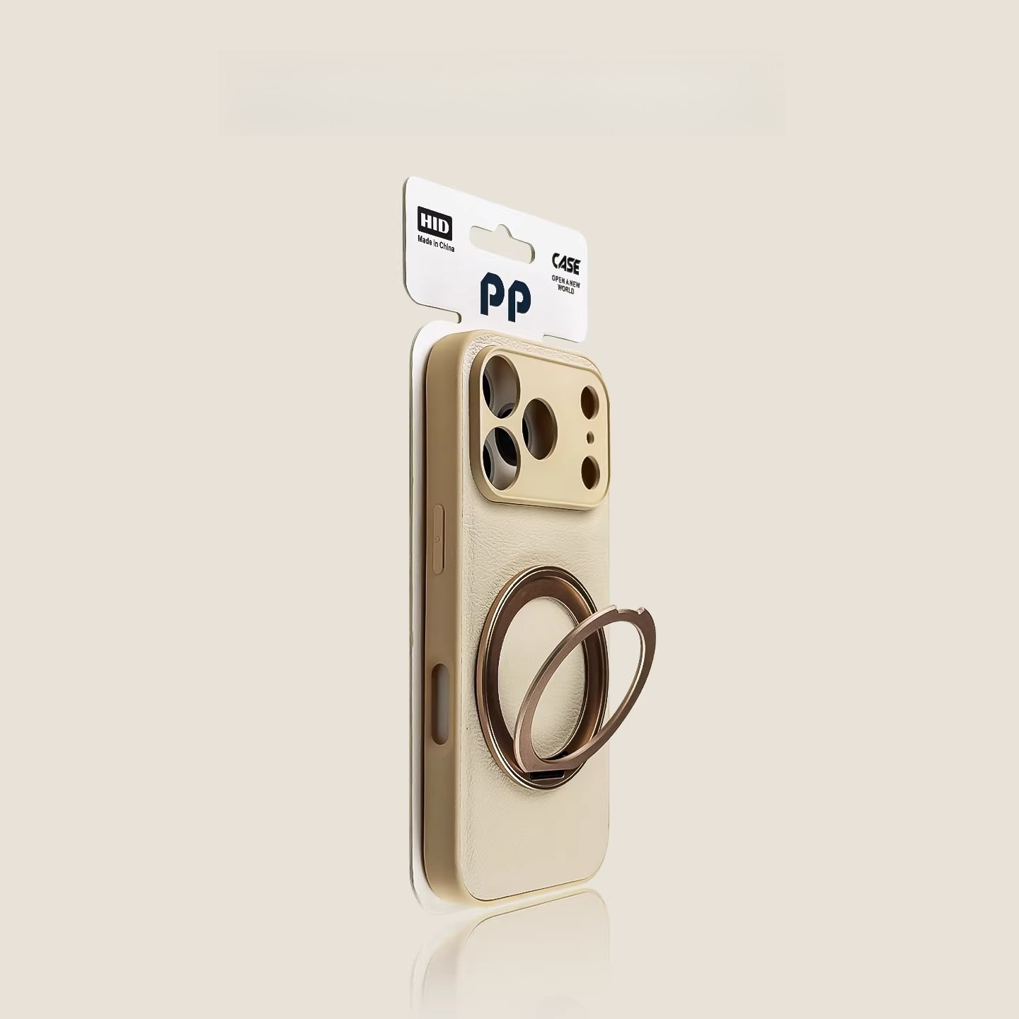 Phone case iPhone metal rotating bracket anti drop precision hole all inclusive soft edge silicone
