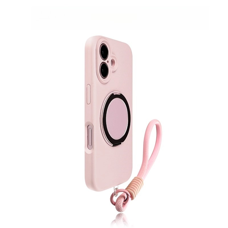 Phone case light blue iPhone liquid silicone fine hole all inclusive new personalized design