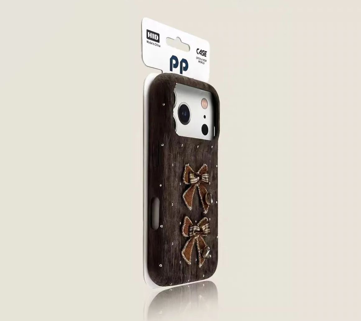 Vintage butterfly iPhone case deep brown distressed aesthetic protective cover