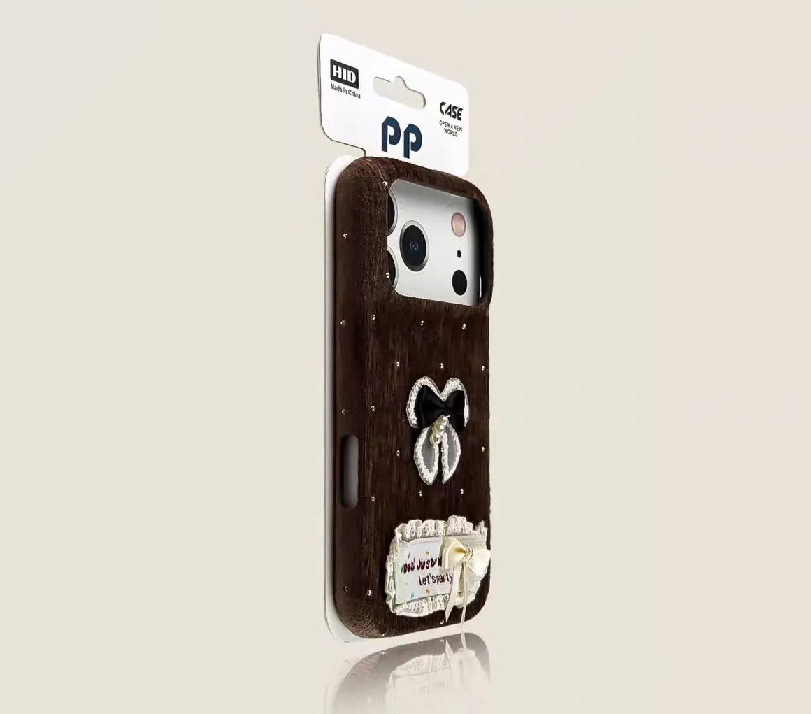 Vintage butterfly collage iPhone case brown distressed aesthetic protective cover