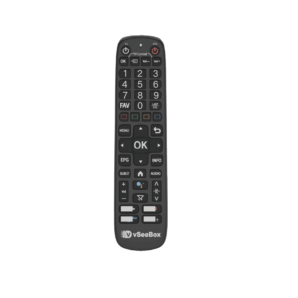 VSeeBox V6 Plus Remote Control Replacement Backlit Smart Bluetooth Voice Command Android TV Box
