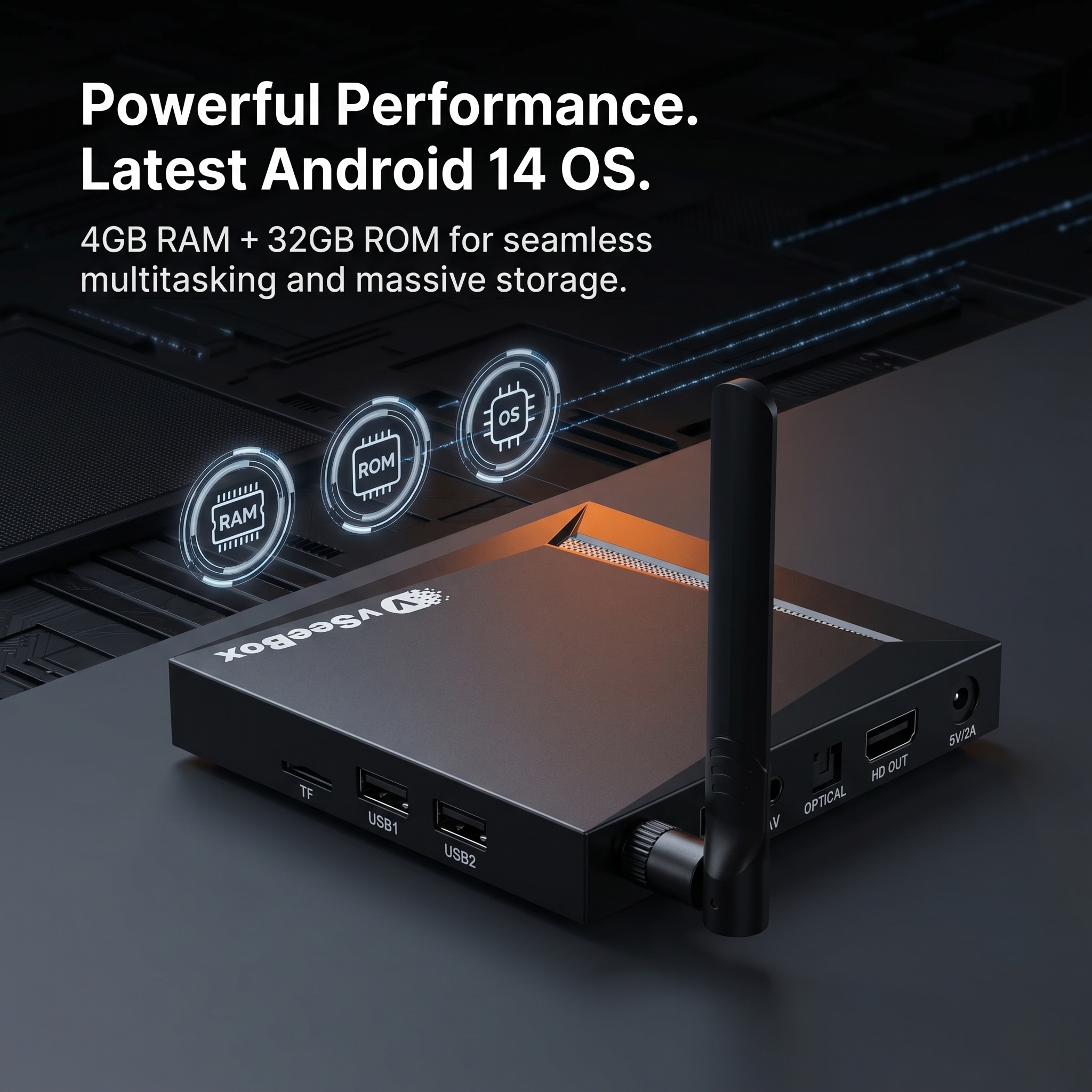 vSeeBox V6 PRO 8K Android TV Box