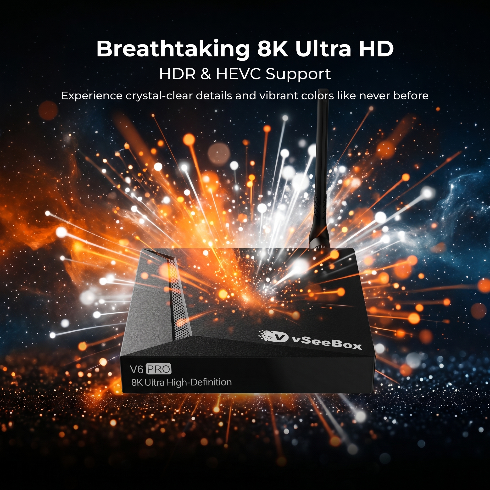 vSeeBox V6 PRO 8K Android TV Box