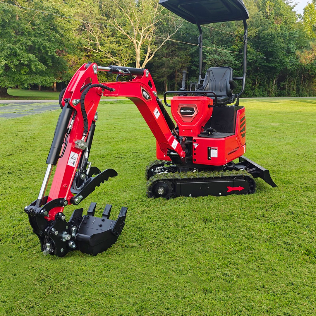 Typhon MEC10 Mini Compact Excavator — Honda GX390, 65.7 in Max Dig Depth, 2,280 lb Operating Weight