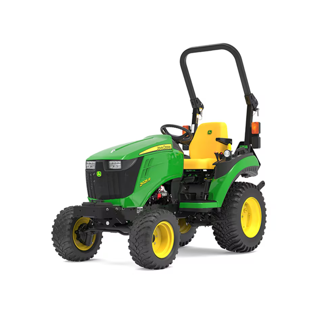 John Deere 2025R Compact Utility Tractor (2R Series) — 24.2 HP Yanmar Diesel, 2‑Range HST, Twin Touch Controls, iMatch Ready, Loader Included (120R)