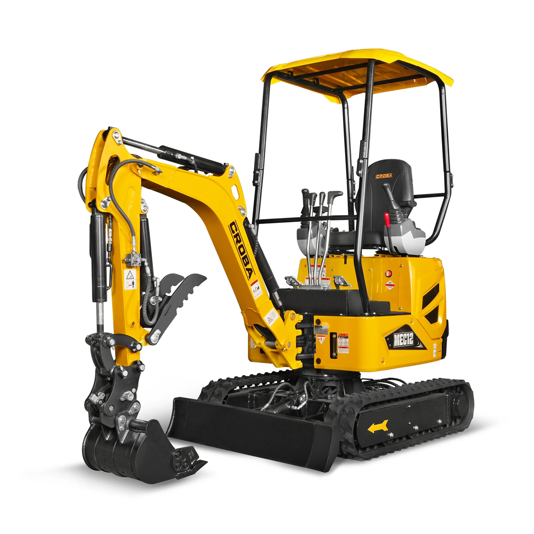 MEC12 Mini Compact Excavator — Kubota D722, 65.7 in Max Dig Depth, 2,700 lb Operating Weight