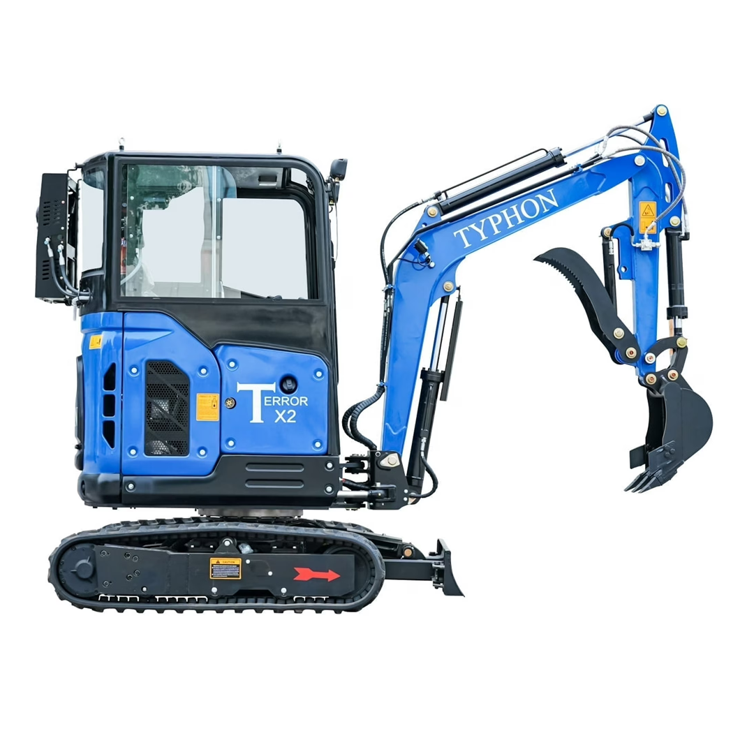 TERROR X2 STORM Mini Excavator (2.7 Ton) — Kubota V1505, 6000 lb, 2752 mm Dig Depth, 18 MPa, 35 L/min