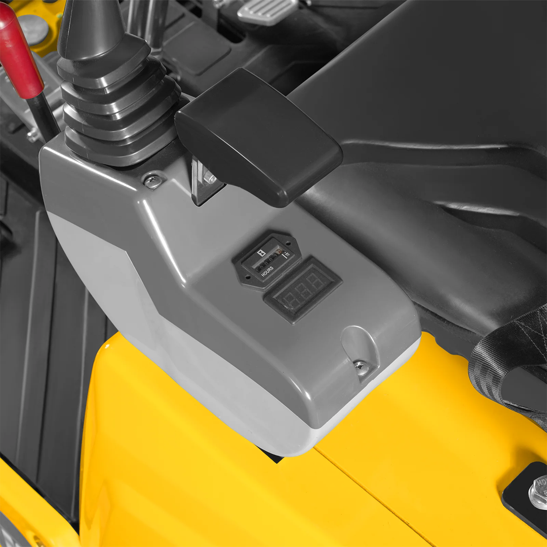 MEC10 Mini Compact Excavator — Vanguard 408cc 14HP, 65.7 in Max Dig Depth, 2,370 lb Operating Weight