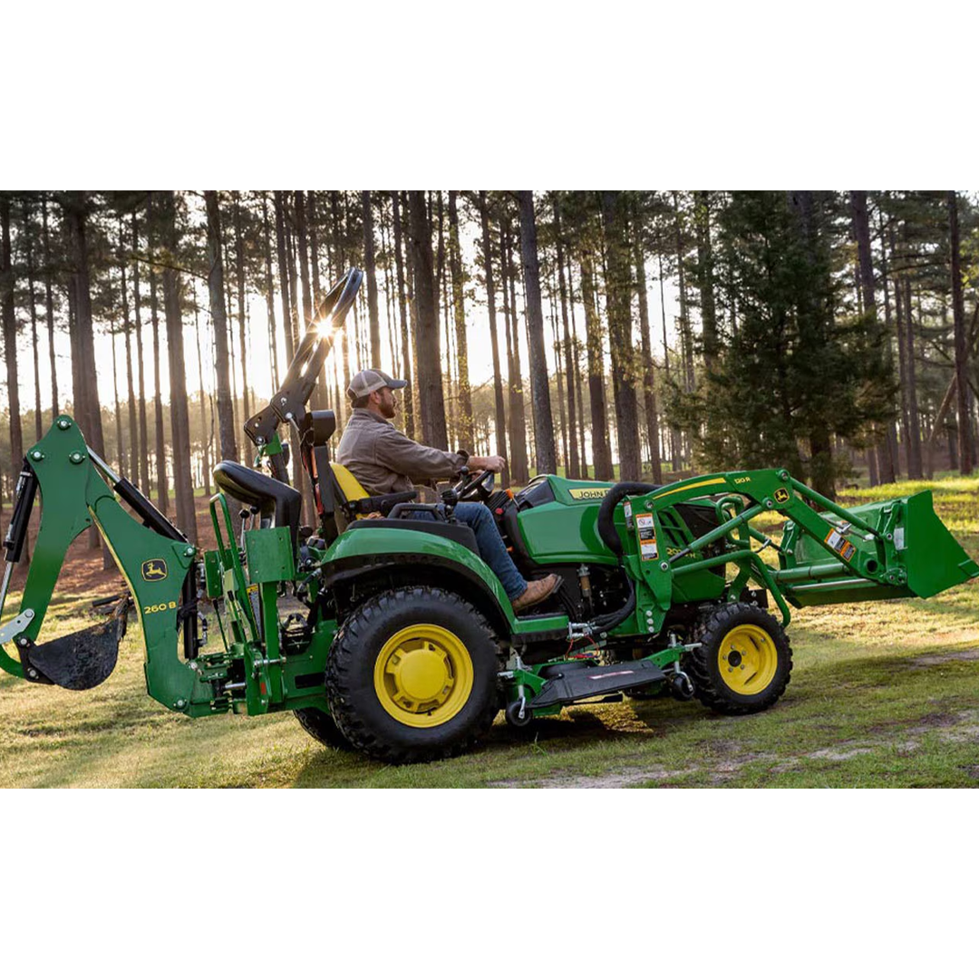 John Deere 2025R Compact Utility Tractor (2R Series) — 24.2 HP Yanmar Diesel, 2‑Range HST, Twin Touch Controls, iMatch Ready, Loader Included (120R)