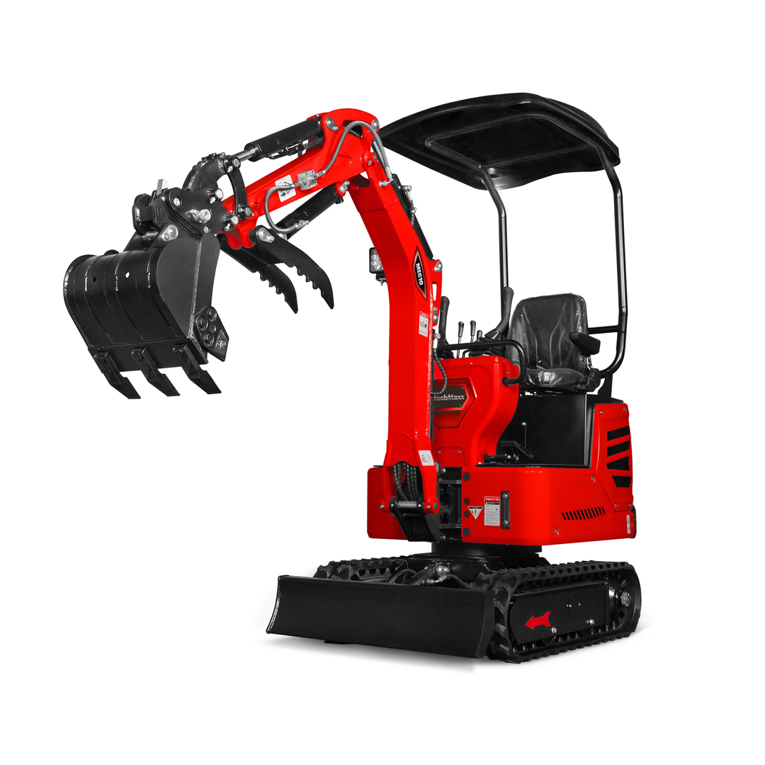 Typhon MEC10 Mini Compact Excavator — Honda GX390, 65.7 in Max Dig Depth, 2,280 lb Operating Weight
