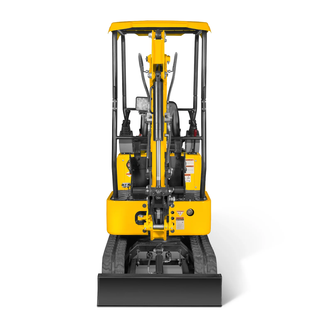 MEC10 Mini Compact Excavator — Vanguard 408cc 14HP, 65.7 in Max Dig Depth, 2,370 lb Operating Weight