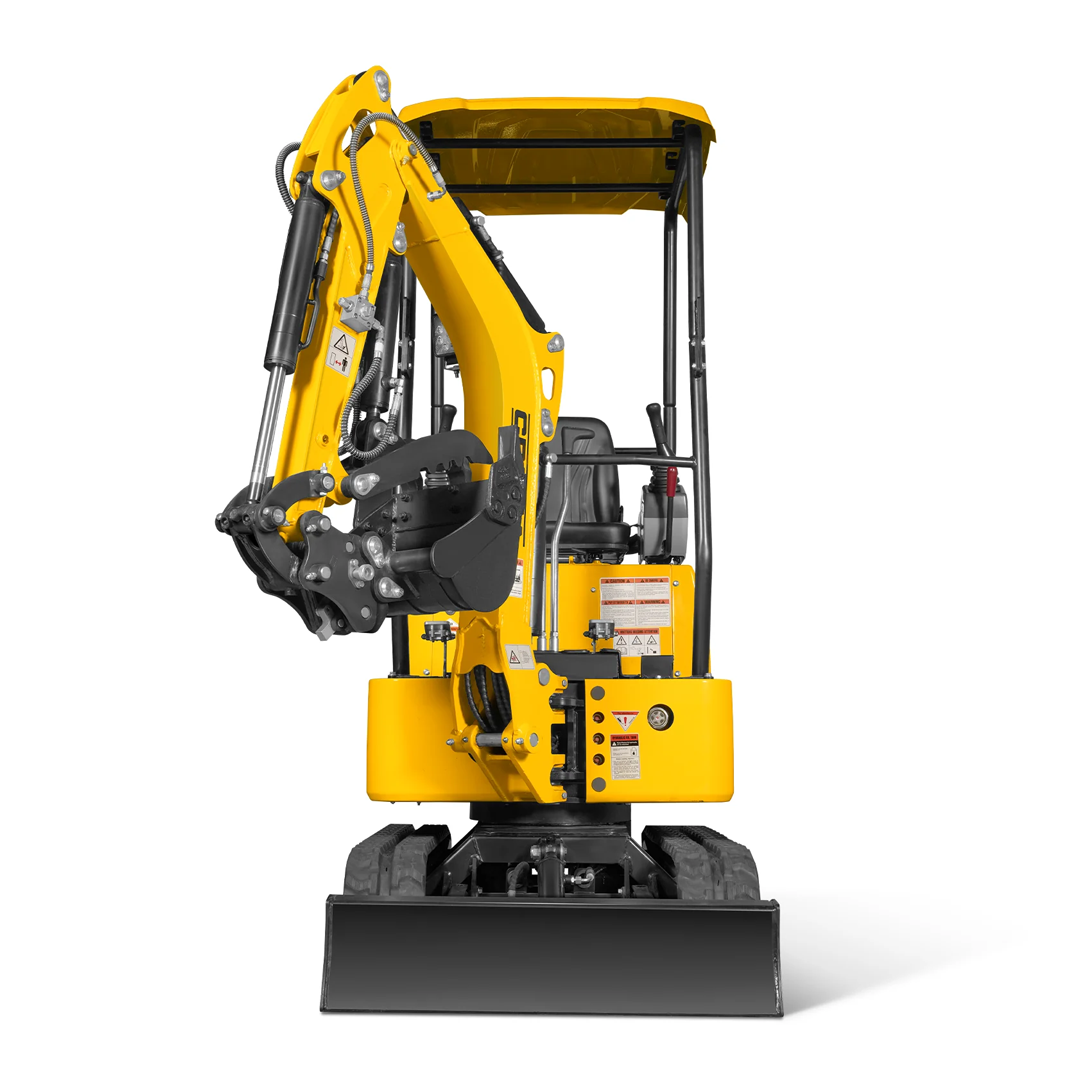 MEC10 Mini Compact Excavator — Vanguard 408cc 14HP, 65.7 in Max Dig Depth, 2,370 lb Operating Weight