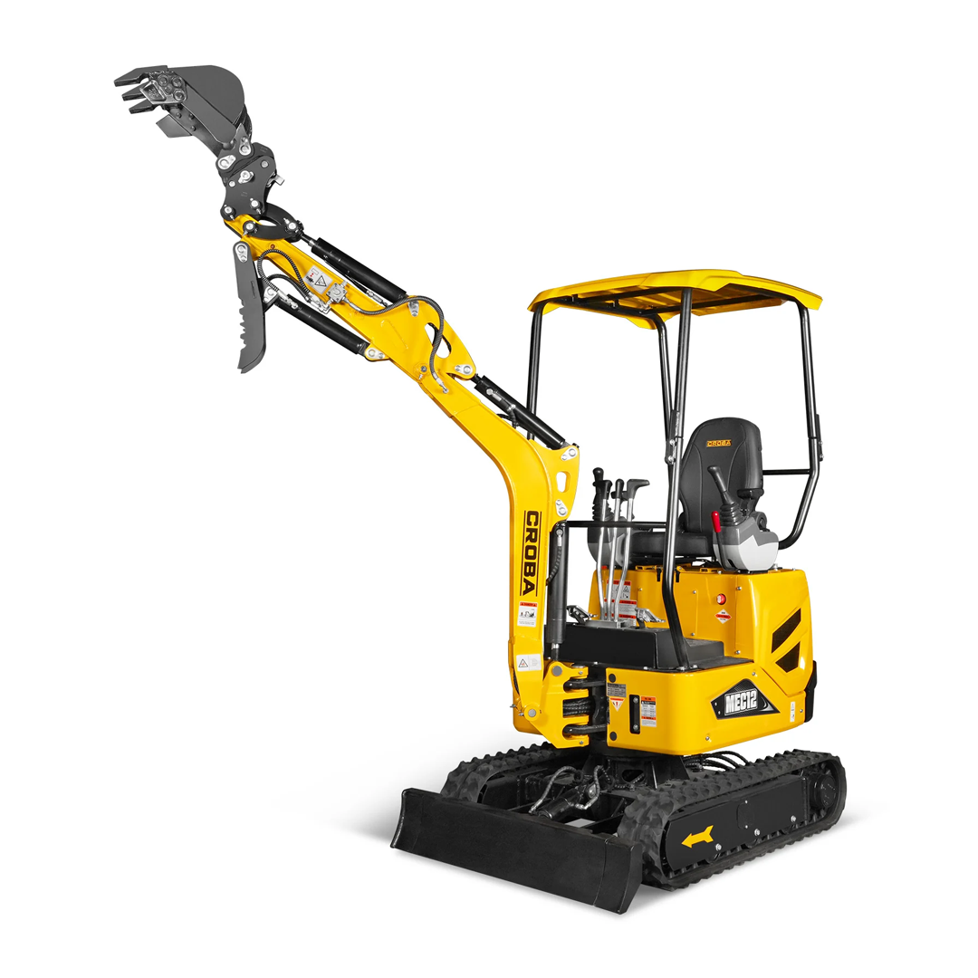 MEC12 Mini Compact Excavator — Kubota D722, 65.7 in Max Dig Depth, 2,700 lb Operating Weight
