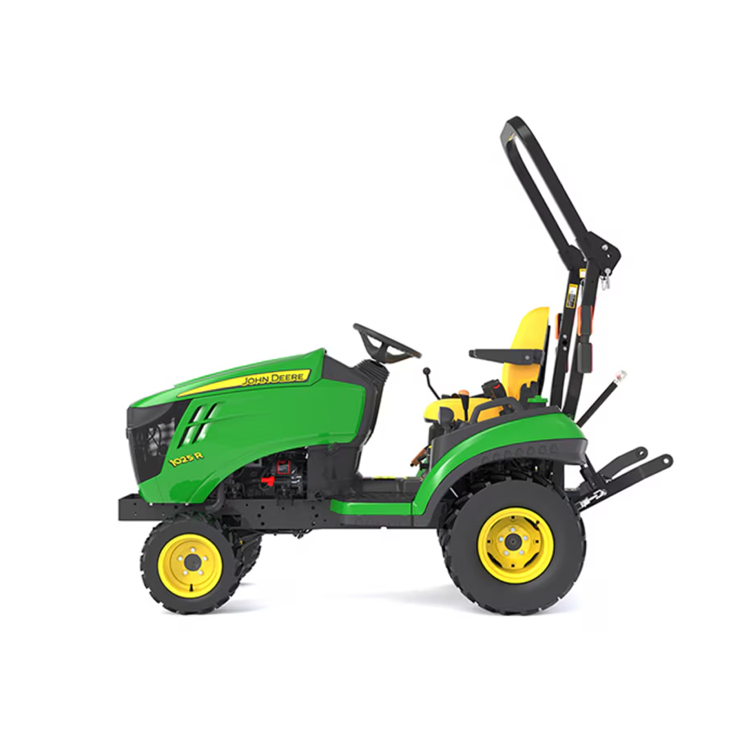 John Deere 1025R Sub‑Compact Utility Tractor (1 Series) — 23.9 HP Yanmar Diesel, 4WD HST, Cat 1 Hitch, 120R Loader Included
