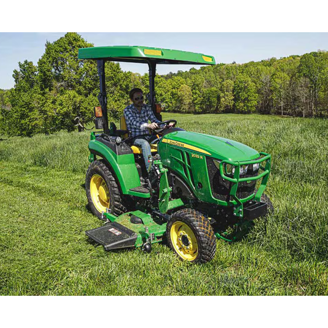 John Deere 2032R Compact Utility Tractor (2R Series) — 30.7 HP Yanmar Diesel, 2‑Range HST, Twin Touch Controls + Electronic Cruise, CommandCut Deck Lift, iMatch Ready