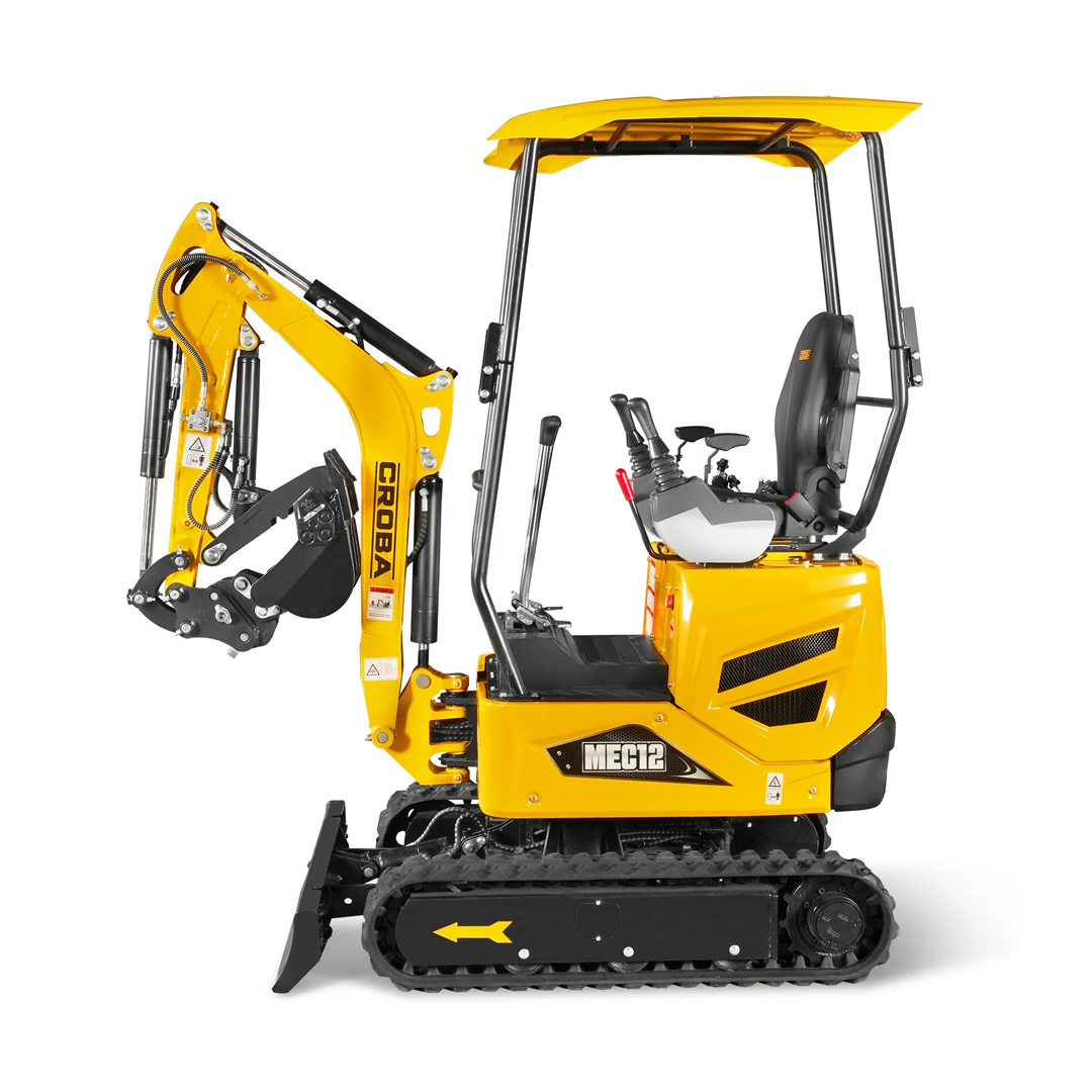 MEC12 Mini Compact Excavator — Kubota D722, 65.7 in Max Dig Depth, 2,700 lb Operating Weight