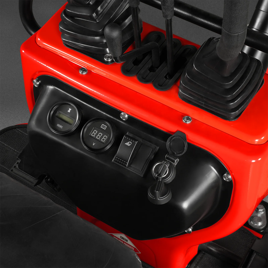 Typhon MEC10 Mini Compact Excavator — Honda GX390, 65.7 in Max Dig Depth, 2,280 lb Operating Weight