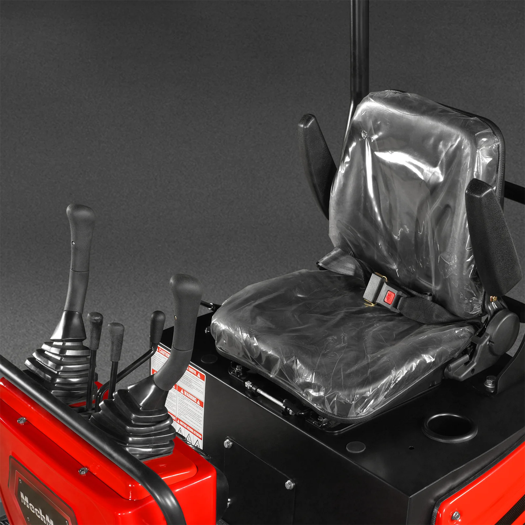 Typhon MEC10 Mini Compact Excavator — Honda GX390, 65.7 in Max Dig Depth, 2,280 lb Operating Weight