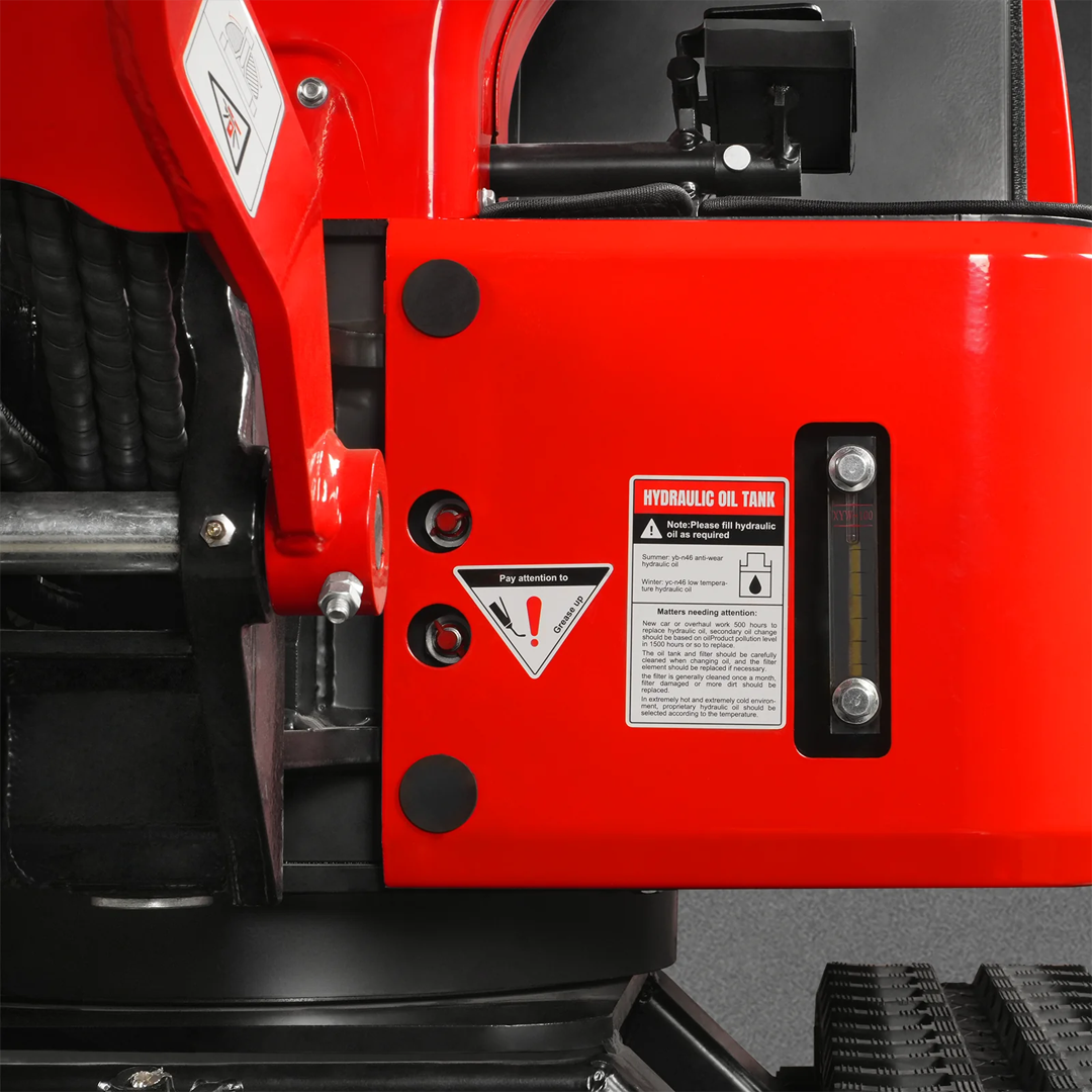 Typhon MEC10 Mini Compact Excavator — Honda GX390, 65.7 in Max Dig Depth, 2,280 lb Operating Weight