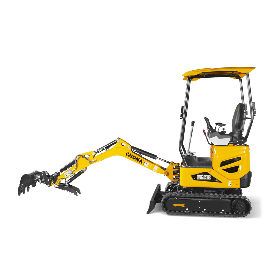 MEC12 Mini Compact Excavator — Kubota D722, 65.7 in Max Dig Depth, 2,700 lb Operating Weight