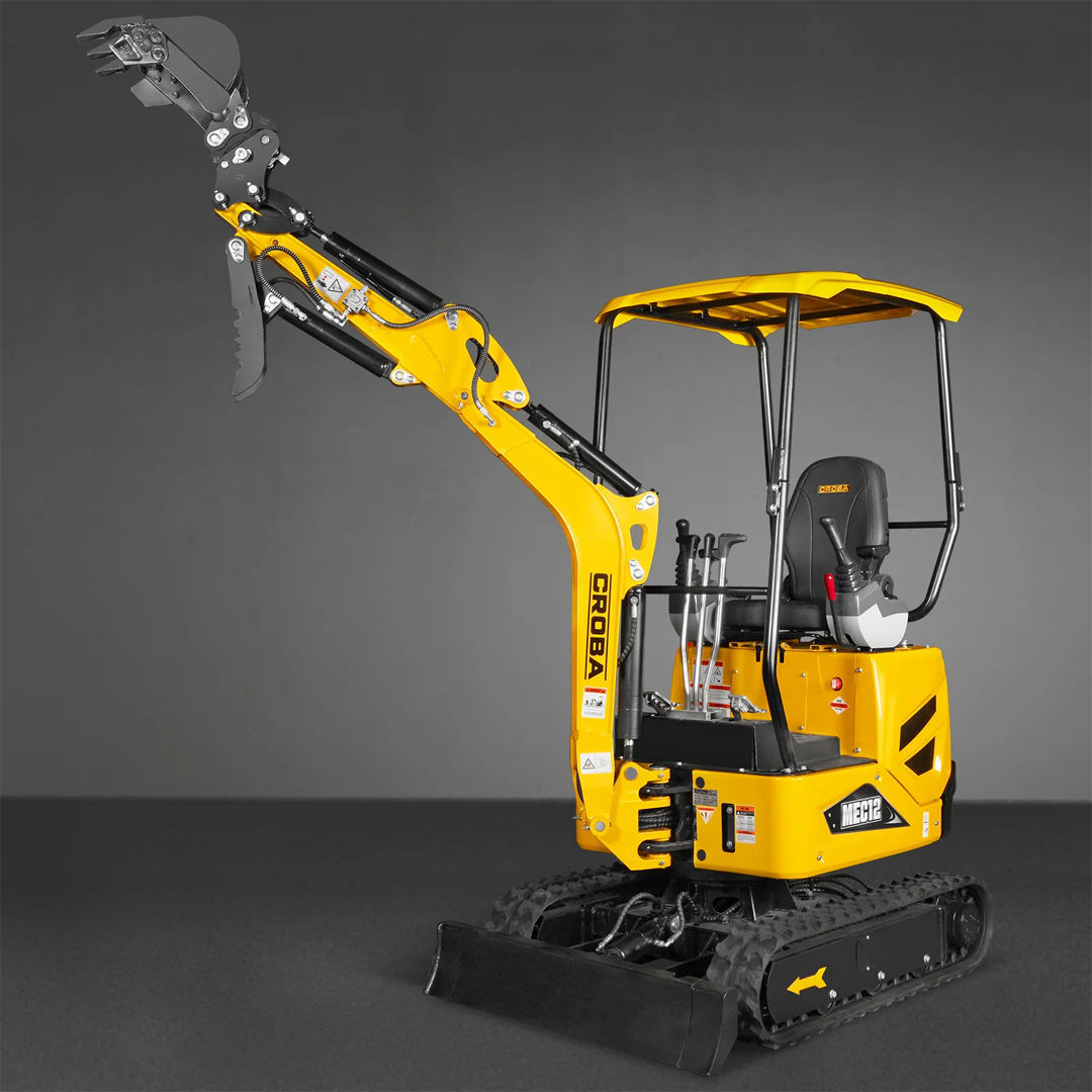 MEC12 Mini Compact Excavator — Kubota D722, 65.7 in Max Dig Depth, 2,700 lb Operating Weight