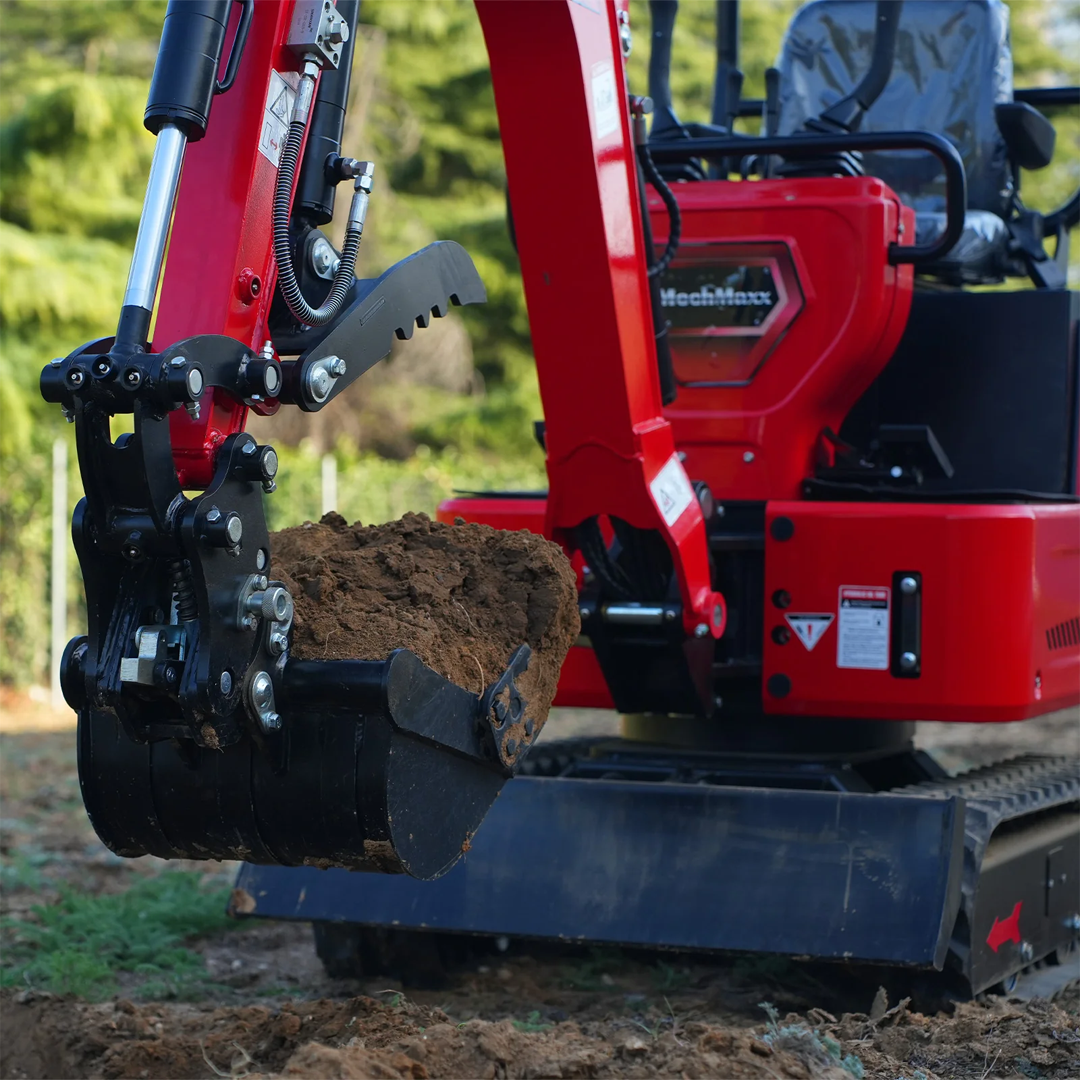 Typhon MEC10 Mini Compact Excavator — Honda GX390, 65.7 in Max Dig Depth, 2,280 lb Operating Weight