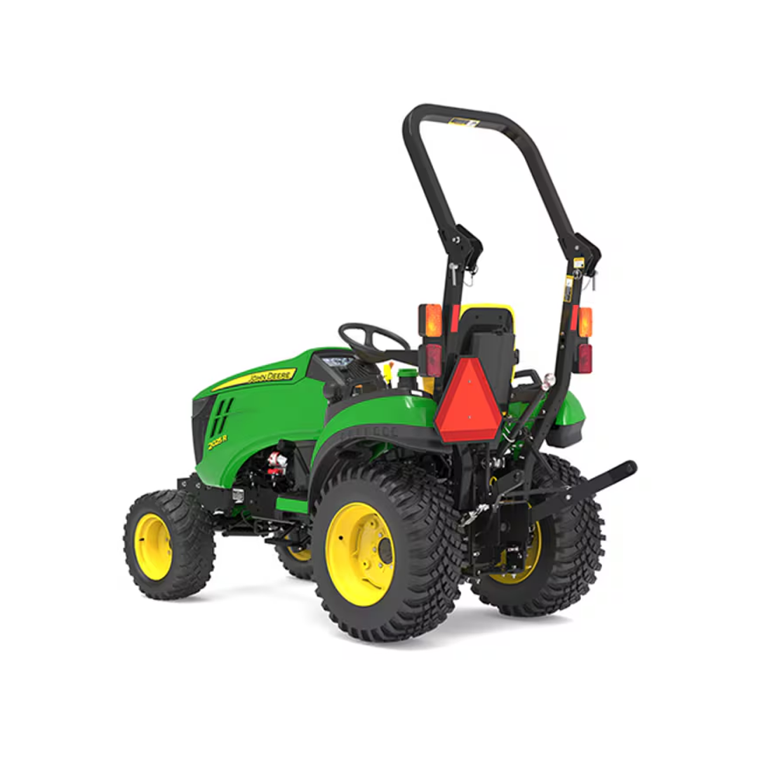 John Deere 2025R Compact Utility Tractor (2R Series) — 24.2 HP Yanmar Diesel, 2‑Range HST, Twin Touch Controls, iMatch Ready, Loader Included (120R)