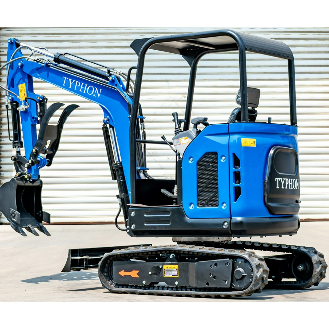 TERROR X2 STORM Mini Excavator (2.5 Ton) — Perkins 403J‑11 EPA Diesel, 2500 kg, 2752 mm Dig Depth, 18 MPa, 35 L/min